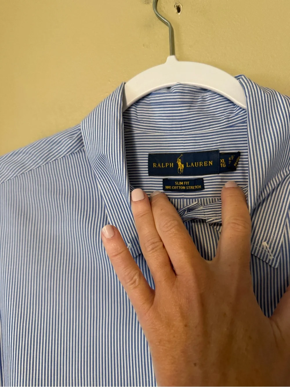 Polo by Ralph Lauren Light Blue Striped Button-Down Shirt